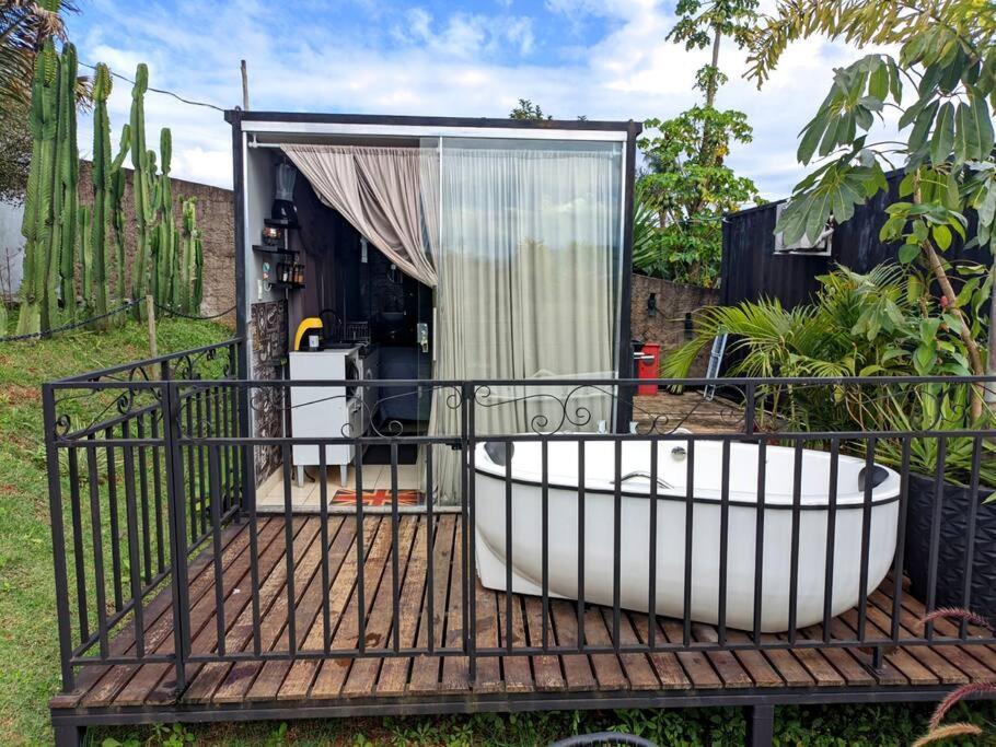 Tiny House Paraiso Minicasas Com Hidromassagem Pouso Alegre Kültér fotó